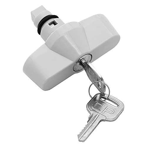 Sicherheitsschloss für Schaltschrank inkl. 2 Schlüssel | Schloß Verteiler Zylinder von PRITEX