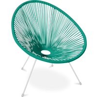 Außenstuhl - Gartenstuhl - New Edition - Acapulco Pastellgrün - Stahl, Synthetisches Rattan - Pastellgrün von PRIVATEFLOOR