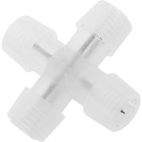 2-Pin Kreuzverbinder für LED-Röhren, Neonlicht, LED-Schlauch mit 12mm Durchmesser - Prixprime von PRIXPRIME