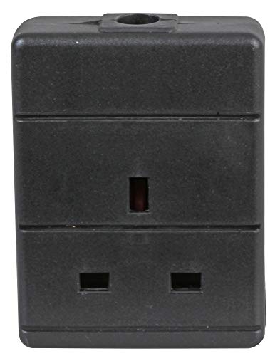 Pro Elec ASO-001 BLACK Einzelsteckdose, Schwarz von Pro Elec