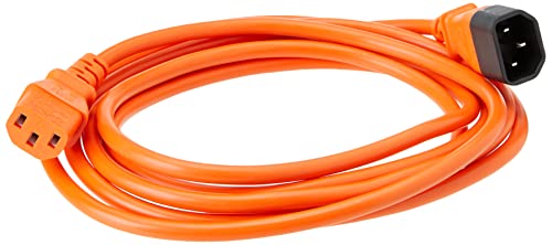Pro Elec PE01121 IEC Verlängerungskabel, 3 m, Orange von Pro Elec