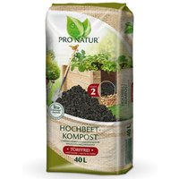 Pro Natur - Hochbeet Kompost bio Grünstempel Torffrei, 40 Ltr von PRO NATUR