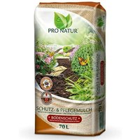 Pro Natur - Schutz- und Pflegemulch, torffrei, 70 Ltr von PRO NATUR