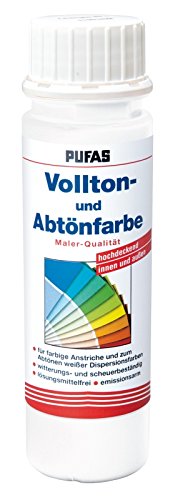 PUFAS Vollton- und Abtönfarben weiss 0,25 Liter von PUFAS