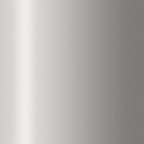 PYH Fliesenaufkleber für Küche und Bad | einfarbig Silbergrau metallic glänzend | Fliesenfolie für 15x15cm Fliesen | 52 Stück | Klebefliesen günstig in 1A Qualität von PrintYourHome von PYH