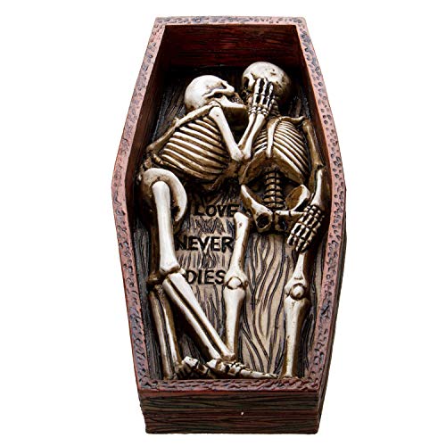 Pacific Giftware Love Never Dies Pärchen Buried Together in The Coffin Resin Figur von Pacific Giftware