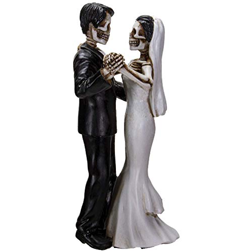 Pacific Giftware Skelett Figur - Brautpaar Love Never Dies - First Dance | Hochzeitspaar Gothic Deko Geschenk Hochzeit von Pacific Giftware