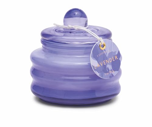 Paddywax Scented Candles Beam Collection Kleine Glaskerze mit Deckel, 85 g, Flieder – Lavendel von Paddywax