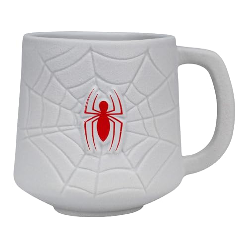 Paladone Spiderman geformte Tasse - 450ml (15 fl oz) Keramikbecher - Lizenzierte Marvel-Tasse von Paladone
