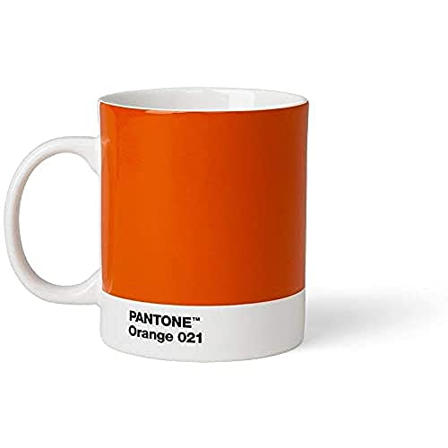 Pantone Kaffeetasse, Porzellan, Orange 021, 1 Stück (1er Pack) von Copenhagen Design