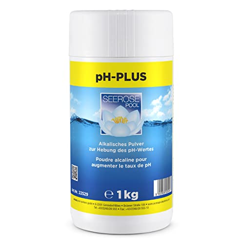 Seerose pH-Plus 1 kg Granulat pH-Wert Heber Pool Schwimmbecken von Paradies Pool