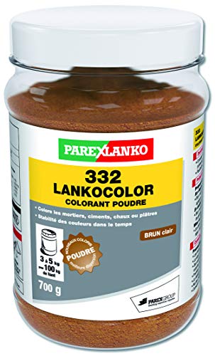 Parexlanko, 332 LankoColor Pulverfarbe für Mörtel, Zement, Kalk oder Gips, Hellbraun, 700 g von Parexlanko