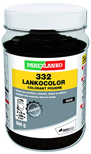 Parexlanko, 332 LankoColor Farbpulver für Mörtel, Zement, Kalk oder Gips, Schwarz, 900 g von Parexlanko