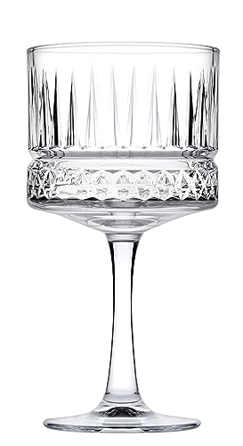 Elysia Cocktailglas mit 500cc, 4er-Set von Pasabahce - Hochwertige Kristallgläser für Cocktails und Drinks - Stilvolles Glaswaren-Set für die Bar oder Zuhause von Pasabahce