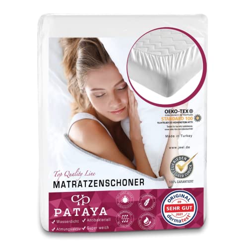 PATAYA Matratzenschoner Fitted 60x120 Baby wasserdicht - Matratzenauflage - sowie eine inkontinenzauflage für Baby/Kinder, Matratzenschutz (Fitted 60x120 cm) von Pataya