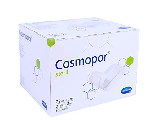 HARTMANN 9008006 Cosmopor Steril, 7.2cm x 5cm, 50 Stück von Hartmann