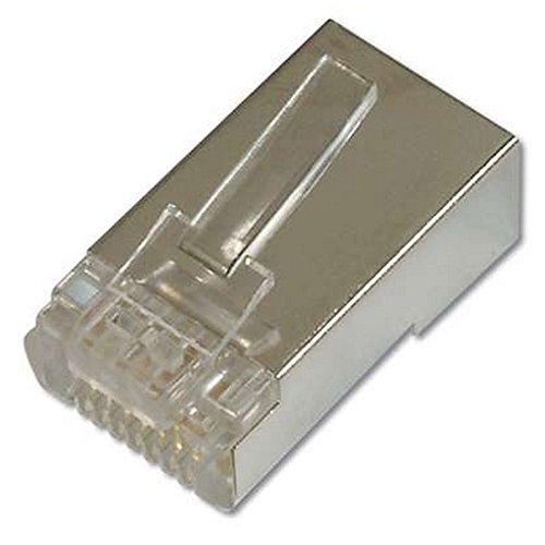 MicroConnect IC-8/8 SRS Verbindungsstück für UTP-Kabel, rund, flach, transparent von Microconnect