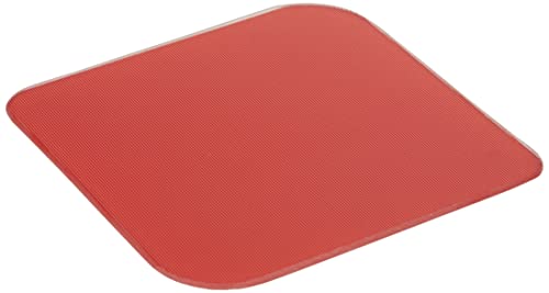 Pebbly 99 – 14trir Topfuntersetzer, Hartglas rot 16 x 16 cm von Pebbly