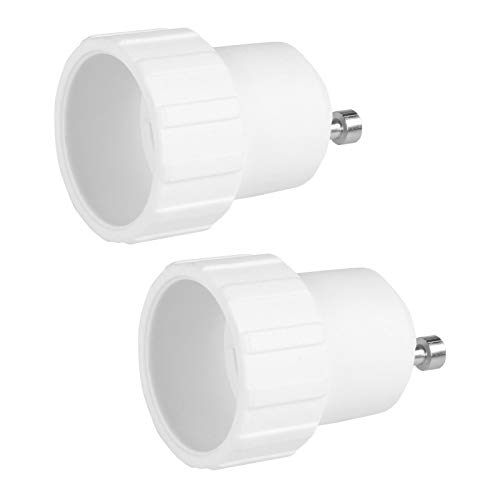 PerfectHD 2x Lampensockel Adapter | GU10 auf E14 | Lampenfassung Konverter Fassung Sockel Stecker Glühbirne Lampe LED | 2 Stück von PerfectHD