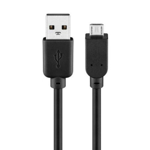 PerfectHD Micro USB 2.0 Kabel | 1m | Verbindungskabel | Datenkabel bis 0,48 Gbit/s | USB 2.0 Stecker (Typ A) > USB 2.0 Micro Stecker (Typ A) | Schwarz | 1,8 Meter von PerfectHD