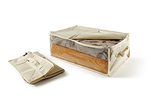Perfekt mehr Easybag Sack Tasche TNT Quilts und Bettdecken, Stoff, Ecru, 50.0 x 35.0 x 20.0 cm von Perfetto