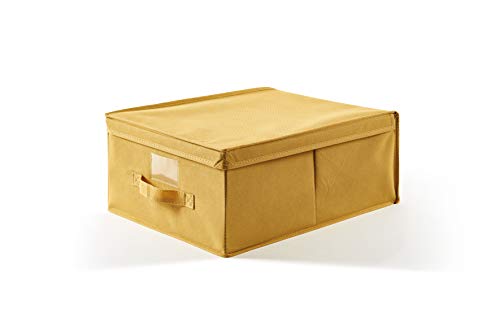 Perfetto Più EasyBox Aufbewahrungsbox aus TNT-Kunststoff, Stoff, Farbe: Zabajone, Maße: 36 x 48 x 19 cm. von Perfetto