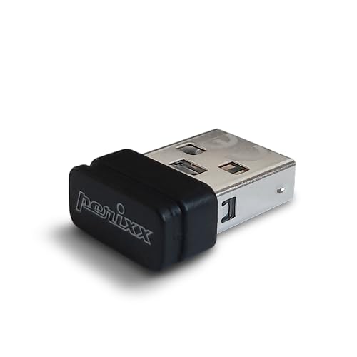 Perixx Periboard-613 Ersatz-Nano-USB-Empfänger, kompatibel mit Schwarz-Weiß-Modell (schwarz) von Perixx