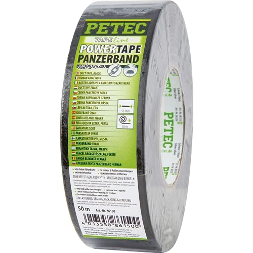 Petec 86150 Power Tape/Panzerbanb, Schwarz von PETEC