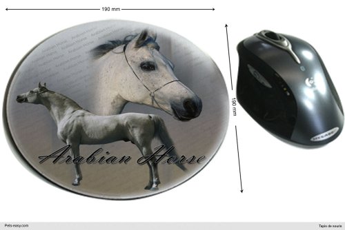 Tapis de souris tissu Pferd arabisches Pferd von Pets-easy.com
