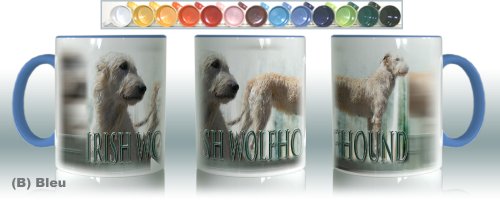Tassen (B) Bleu Hund Irish Wolfhound von Pets-easy.com