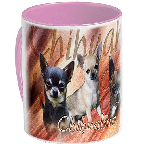 keramik tassen (AR) Rose Hund Chihuahua von Pets-easy.com