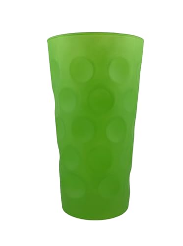 Grün Matt Farbiges Dubbeglas 0,5 L - Bunte Dubbegläser aus der Pfalz für Weinschorle, Schorleglas, Weinglas (Dubbeglas-Shop) von Pfalz Schorle Edition