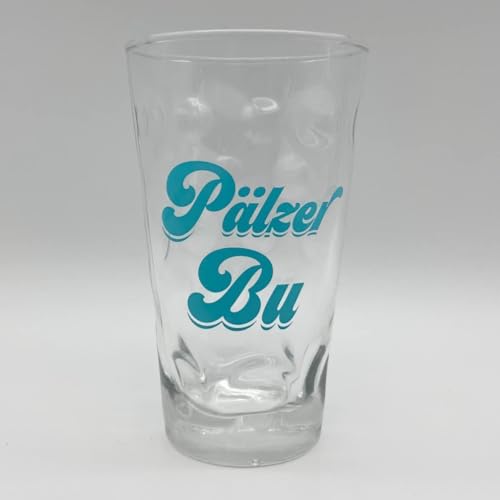 Pälzer Bu Dubbeglas 0,25 Liter - Das kleine Schorleglas für einen echten Pfälzer von Pfalz Schorle Edition