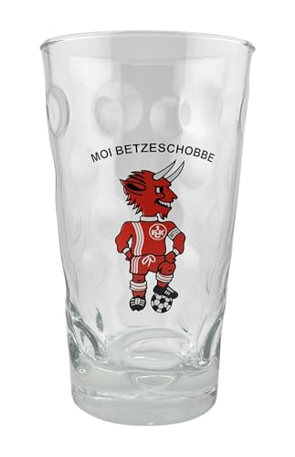 1. FC Kaiserslautern - Moi Betzeschobbe Dubbeglas 0,5 L - für Pfalz, Betze und 1. FCK Fans von Pfalz Schorle Edition