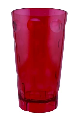 Dubbebecher 0,5 l (Pink) aus Plastik - mit Logofläche (Freifläche für Beschriftung oder Druck) - Pfalz Dubbeglas aus Polycarbonat von Pfalz Schorle Edition