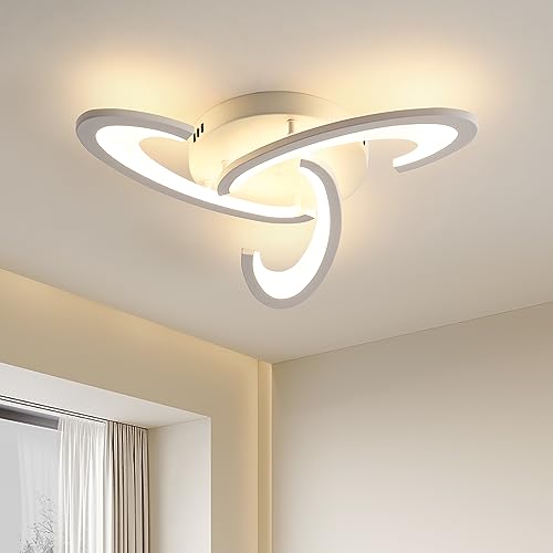 Pheashine LED Deckenleuchte 36W 3240LM 3000K Warmweiss Modern Deckenlampe Kleeblatt Design, Led Deckenleuchte Acryl für Wohnzimmer, Küche, Schlafzimmer… von Pheashine