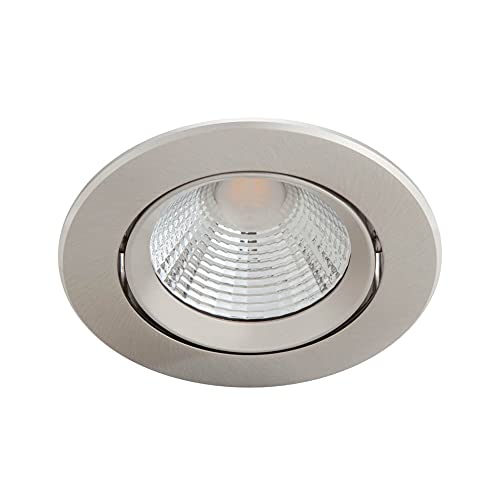 Philips LED Einbauspot Sparkle, nickel, 5,5W, dimmbar, warmweißes Licht (2.700K) von Philips Lighting