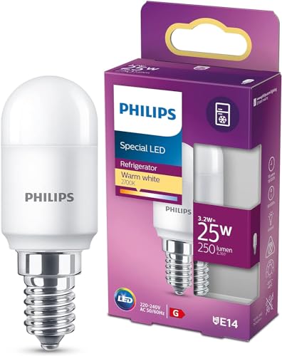 Philips LED Classic E14 Kühlschranklampe (25 W), dimmbare LED Lampe mit warmweißem Licht, energiesparende E14 Lampe mit langer Nutzlebensdauer von Philips Lighting