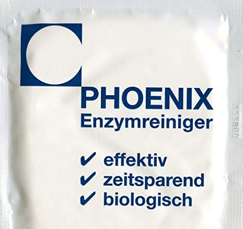 Enzymreiniger 1 x 20 gr Siegelbeutel Schimmelentferner, Schimmel, Stockflecken, Fugenreiniger, 2,0-3,5 Liter 100% biologisch abbaubar von Phoenix Enzymreiniger