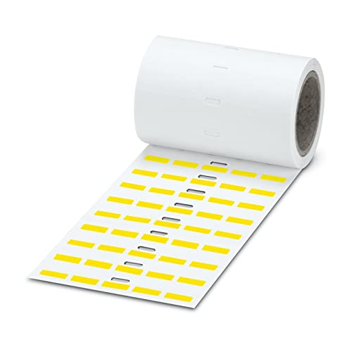 PHOENIX 824348 - Etikett,gelb,beschriftet nach Kundenangaben,Schriftfeldgröße:15 x 6 mm,1 stu von PHOENIX