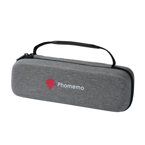 Phomemo M832 Tragetasche für A4 Thermodrucker, Kompatibel mit M832/M834 Thermodruckern für Reisen, Fotos, Rechnungen, Verträge, Gray (nur Tasche) von Phomemo