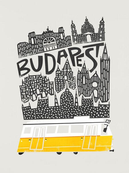 Photocircle Poster / Leinwandbild - Budapest Cityscape von Photocircle