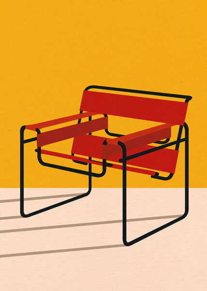 Photocircle Poster / Leinwandbild - Marcel Breuer Wassily Chair von Photocircle