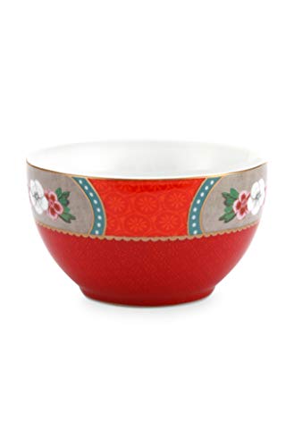 Blushing Birds Star Flower Bowl red 9,5 cm von PiP Studio