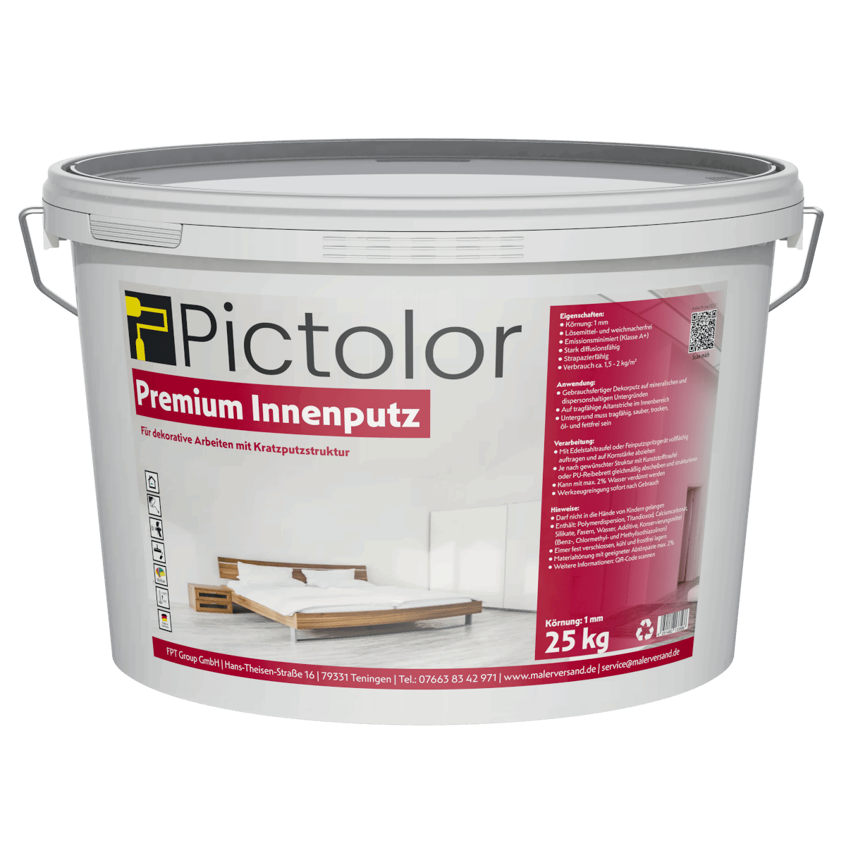 Pictolor® Premium-Innenputz Kratzputz von Pictolor