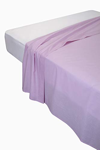 Pikolin Home Bettlaken Cama 80/90/105-170 x 270 cm dunkelviolett von Pikolin Home