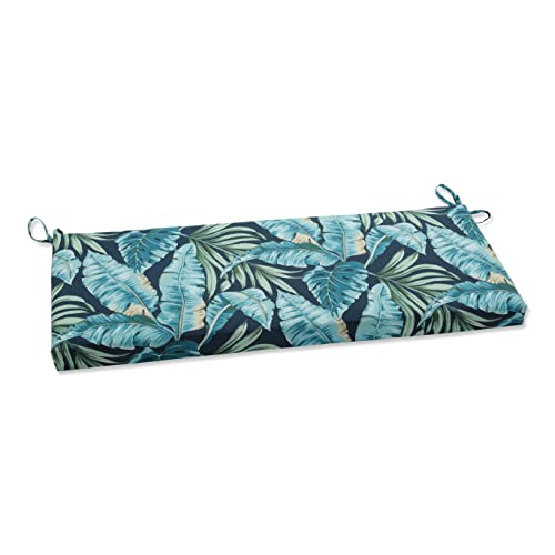 Pillow Perfect Outdoor/Indoor Tortola Midnight Blue Bank-/Schaukelkissen von Pillow Perfect