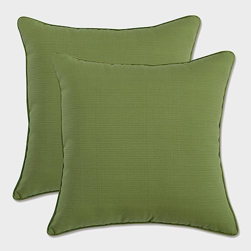 Pillow Perfect Outdoor Forsyth Kordel-Überwurfkissen, 47 cm, Grün, 2 Stück von Pillow Perfect