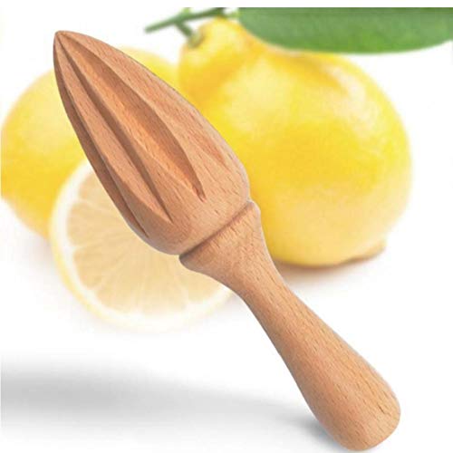 PiniceCore Fruit Orange Citrus Juice Extractor Reamers Ten-Corner Shape Wooden Lemon Squeezer Hand Press Manual Juicer von PiniceCore