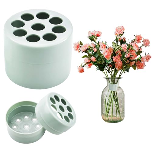 Pipihome Blumenstielhalter, Spiral Ikebana Stielhalter Hanataba Spiralstielhalter Blumenhalter, Ikebana Stielhalter für Vasen, Wiederverwendbarer Ikebana Bouquet Twister für DIY Blumenstrauß von Pipihome